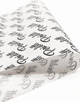 branded 30lb tissue paper