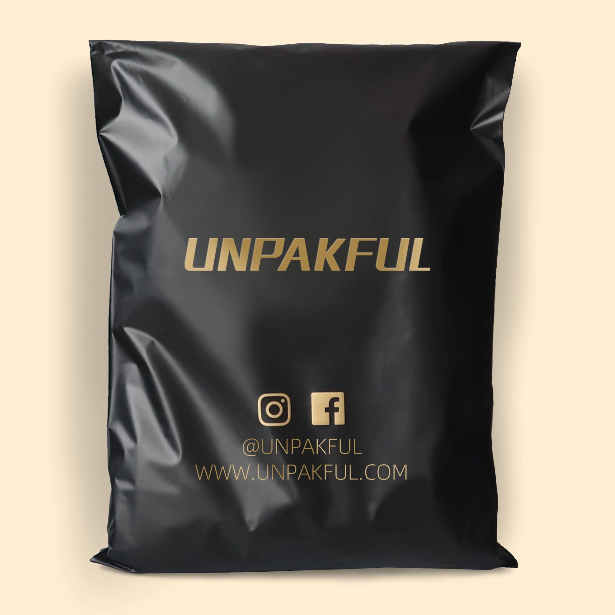 custom black poly mailers