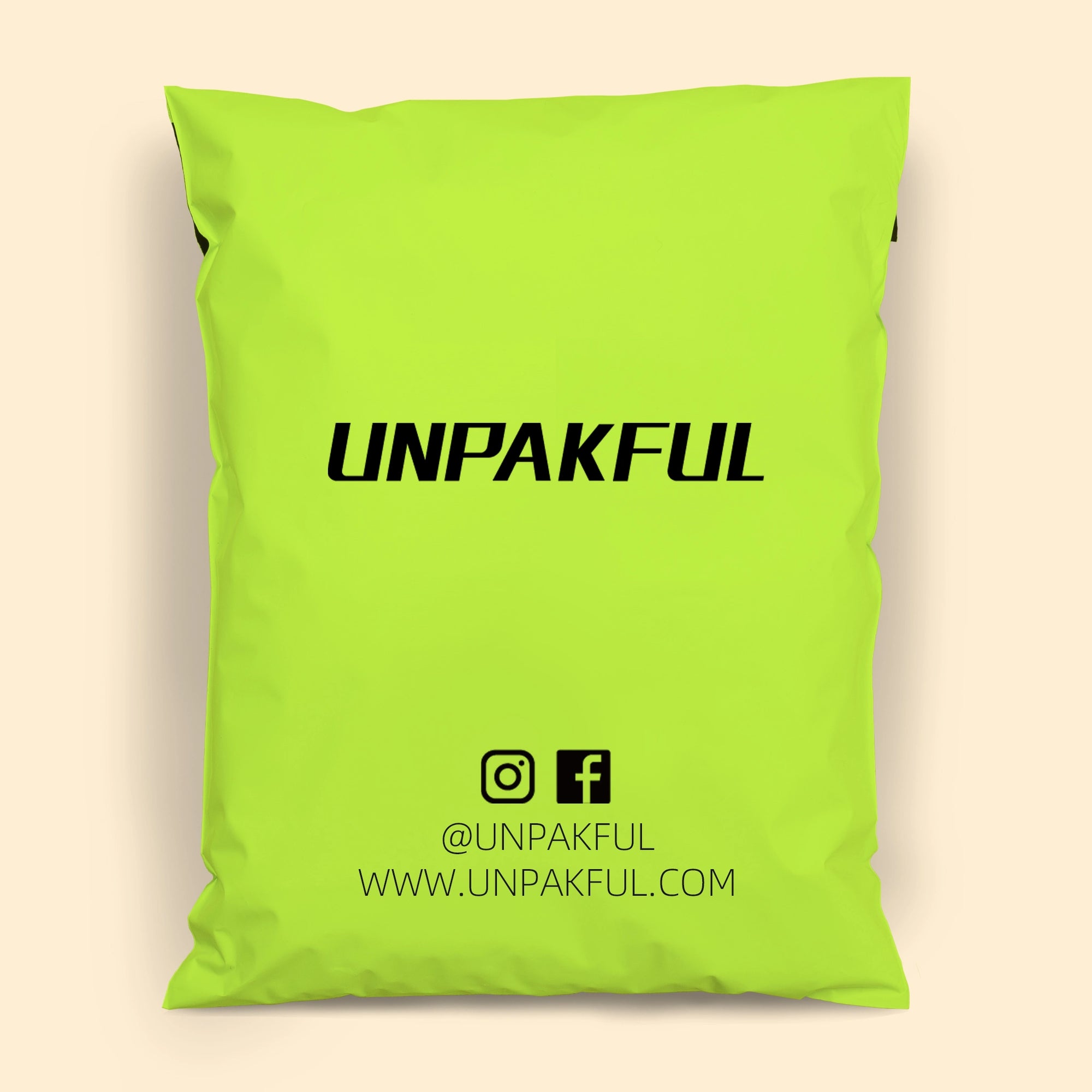 custom green poly mailers