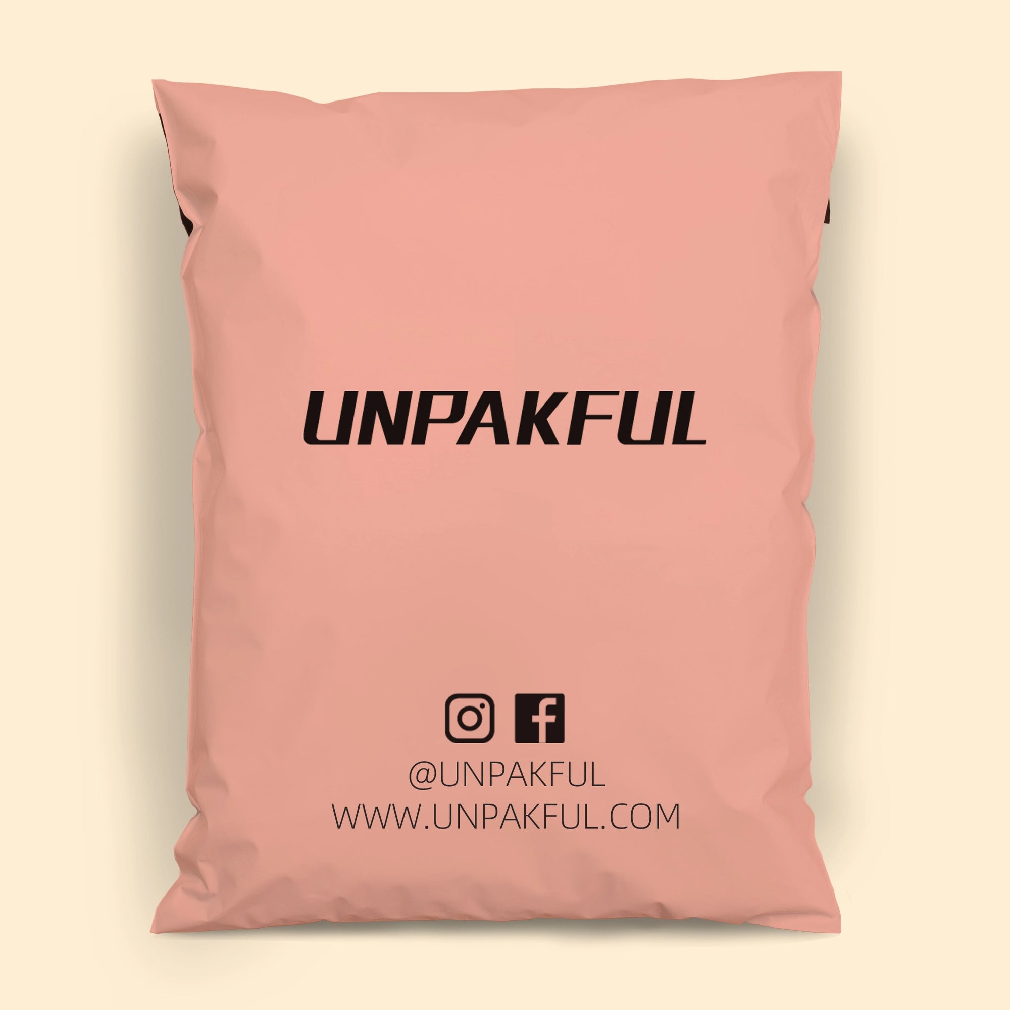 custom poly mailers pink