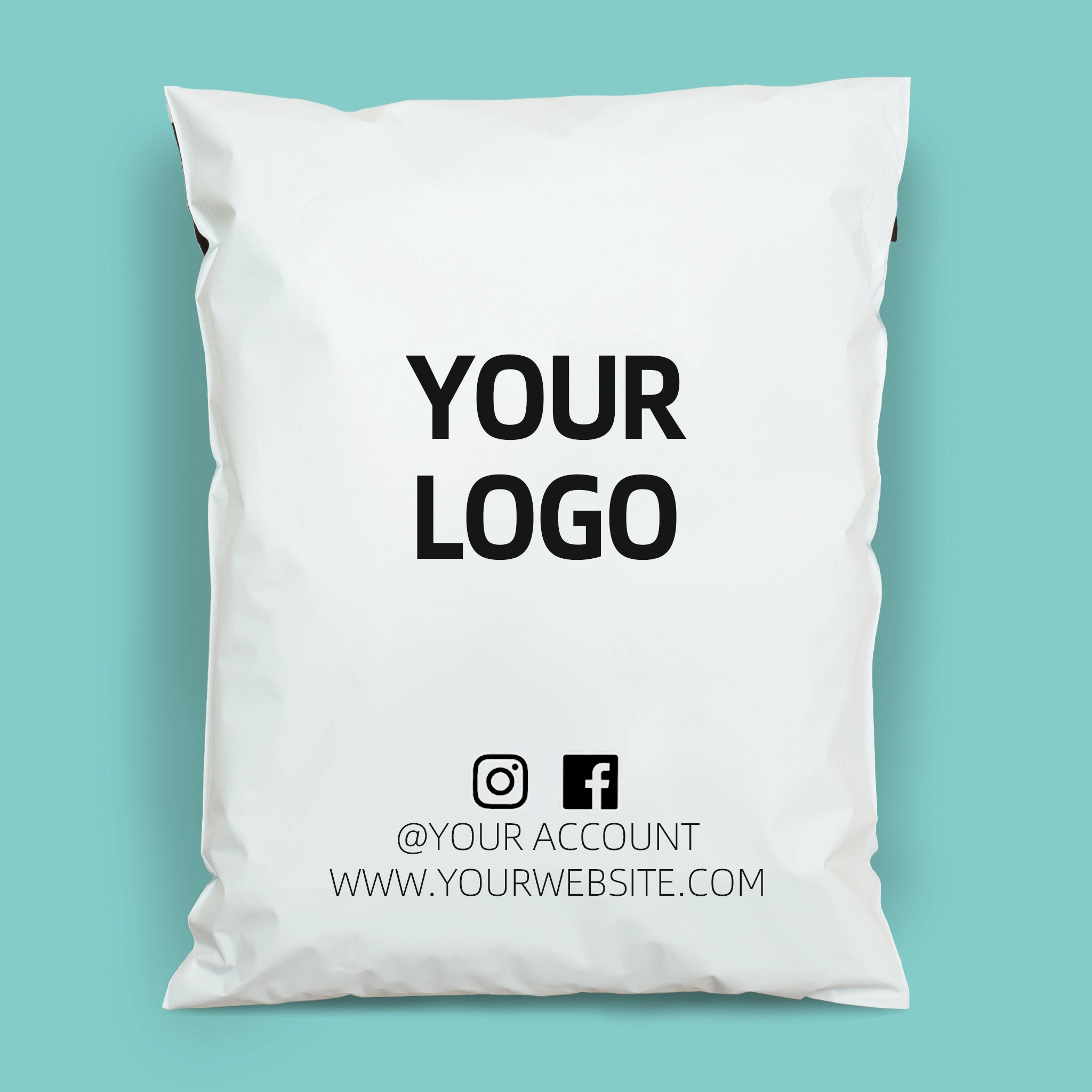 Custom poly mailers with handles hotsell