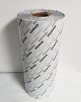 Custom tissue paper roll showcasing eco-friendly design and personalized branding options for stylish packaging.