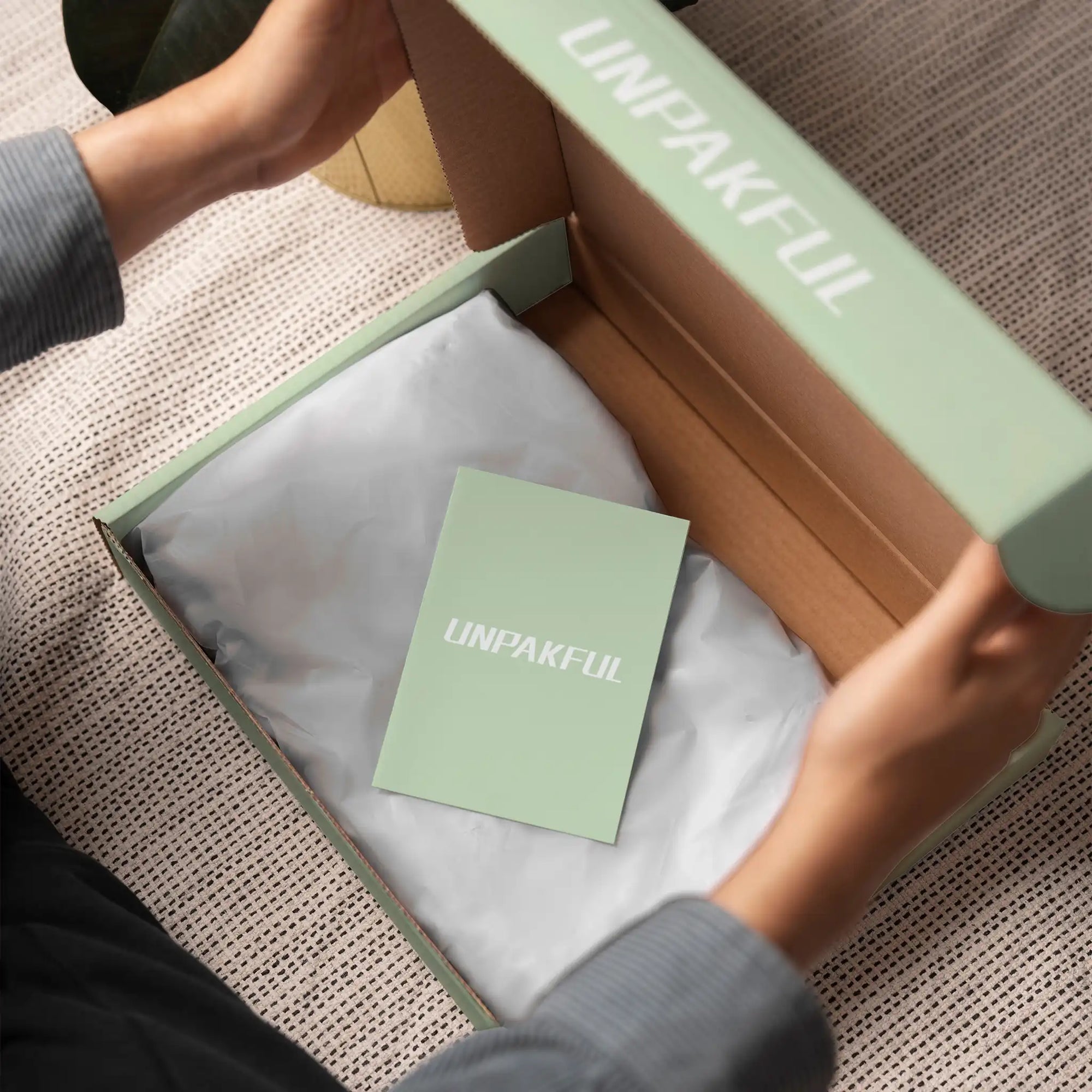 custom unpakful greeting card