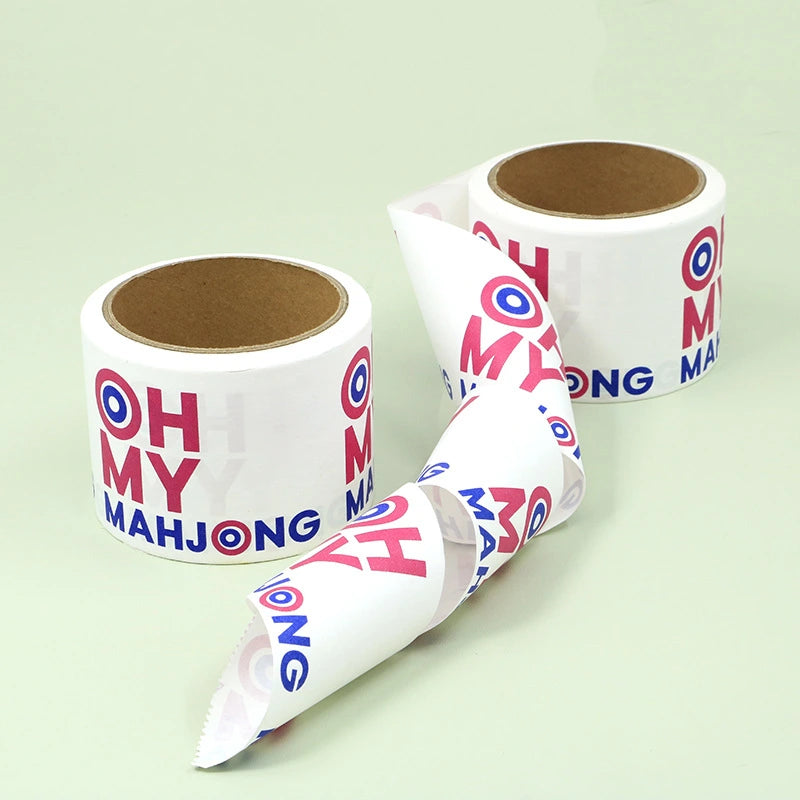 custom white kraft tape