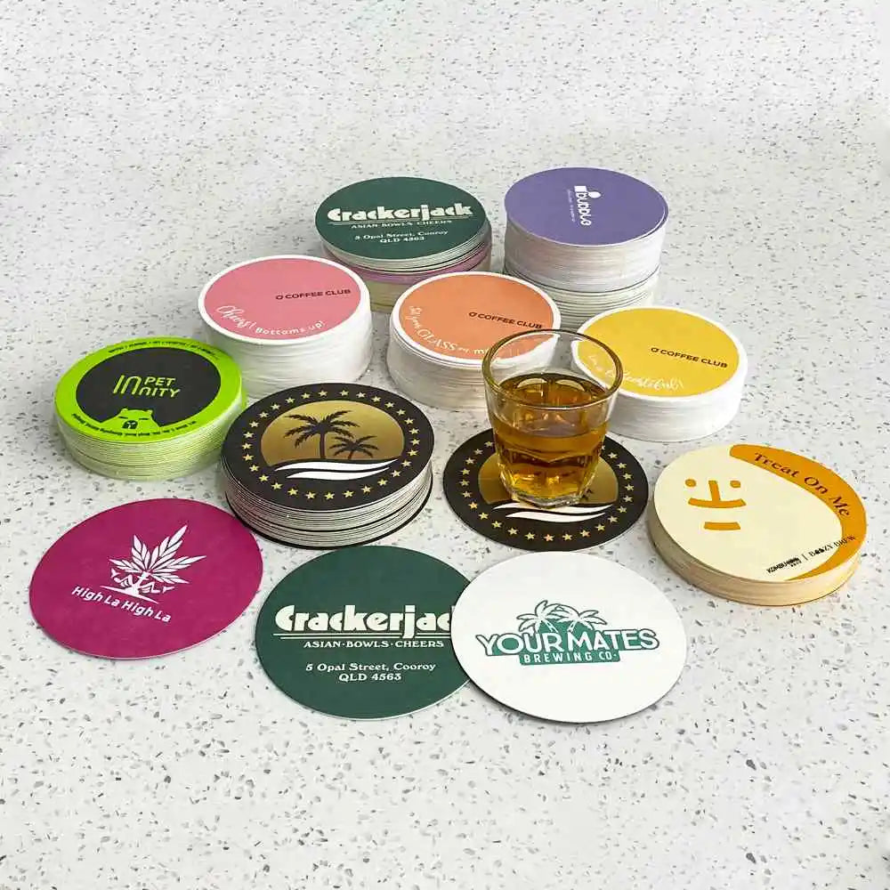 Custom Paper Coasters