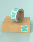 logo printed roll labels