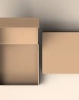 open kraft mailer box