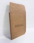 Custom Kraft Mailers made from recyclable paper with a printed logo, ideal for eco-friendly shipping solutions.