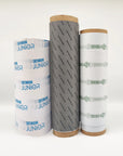Custom tissue paper rolls in various designs, showcasing brand logos and colors for stylish packaging solutions.