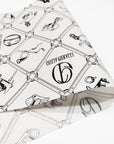 thick 30lb tissue paper with black logo