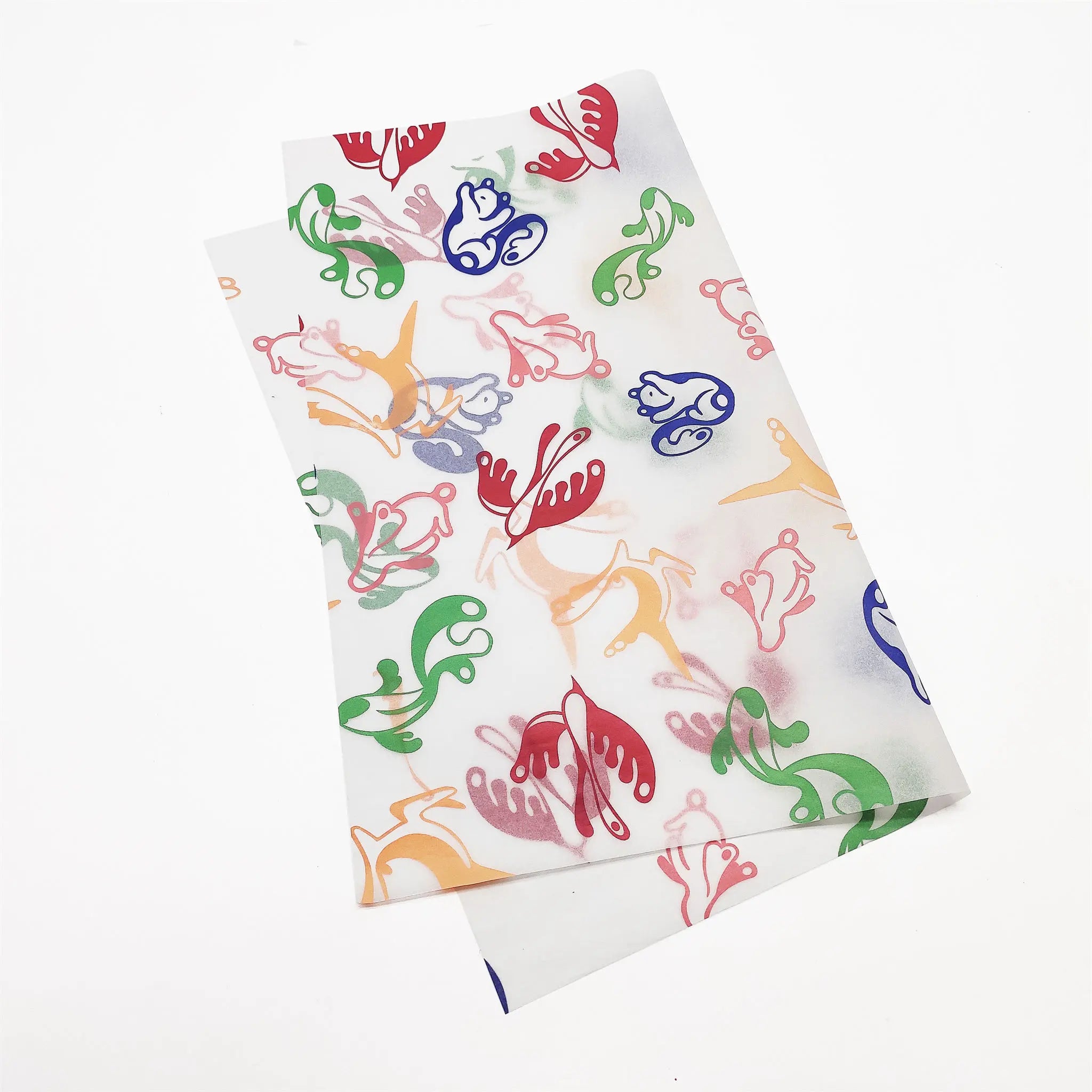 animal pattern custom tissue paper