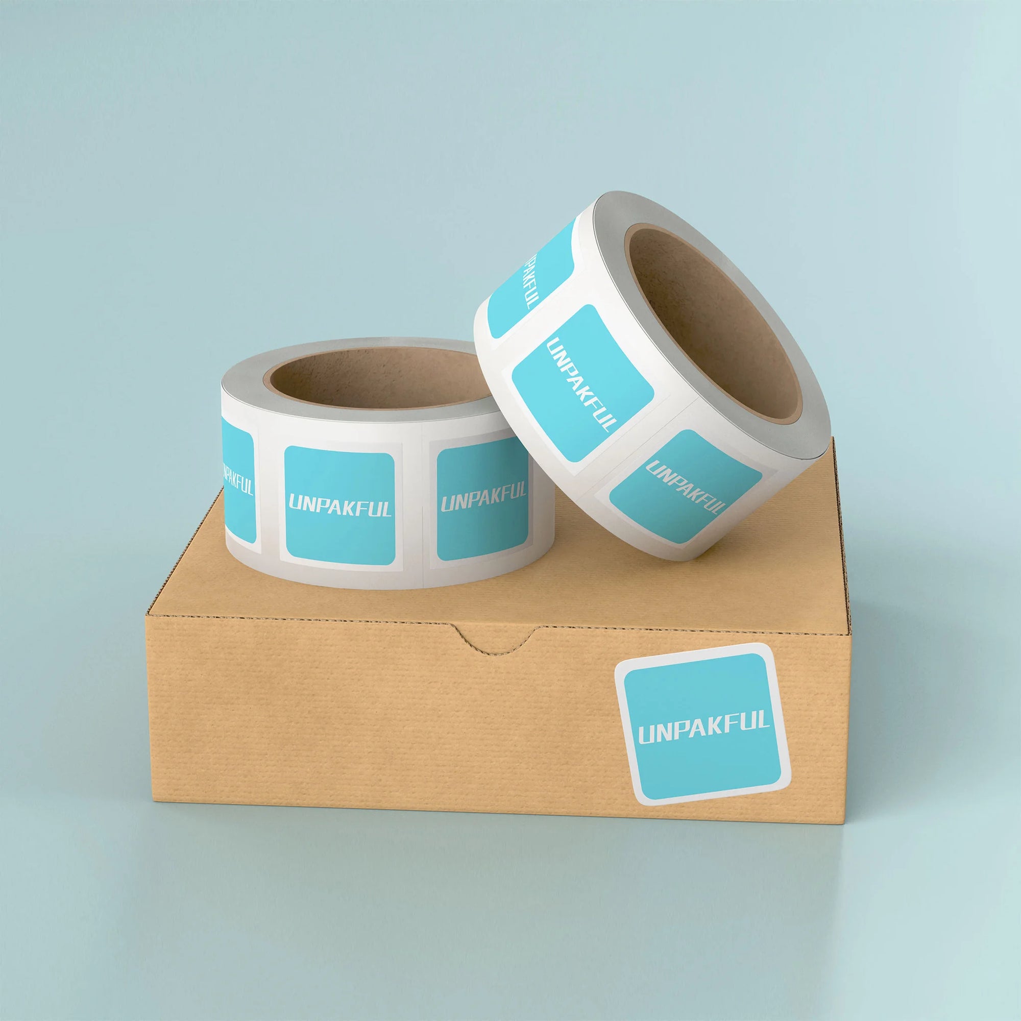 branded square roll labels