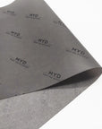 custom gray 20lb tissue paper with black logo