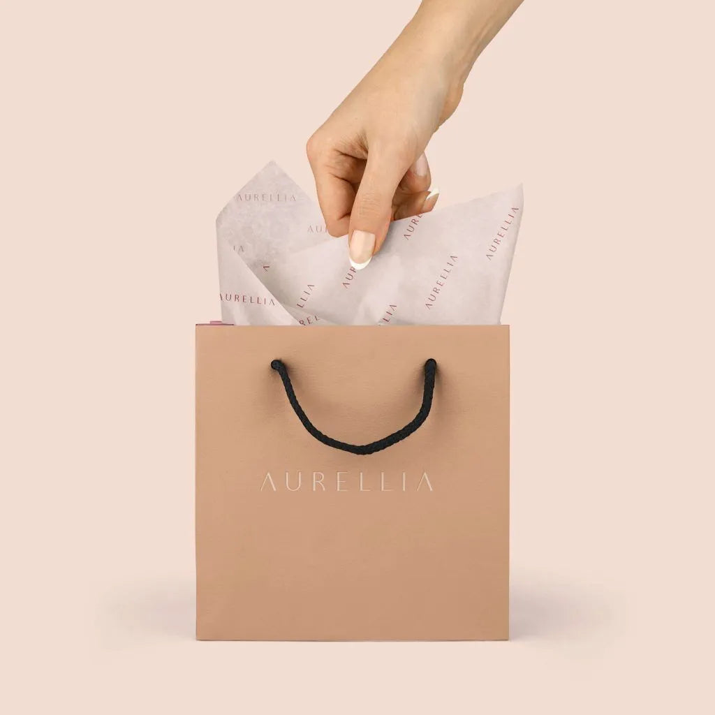 custom packaging using tissue paper