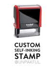 custom self inking stamp unpakful