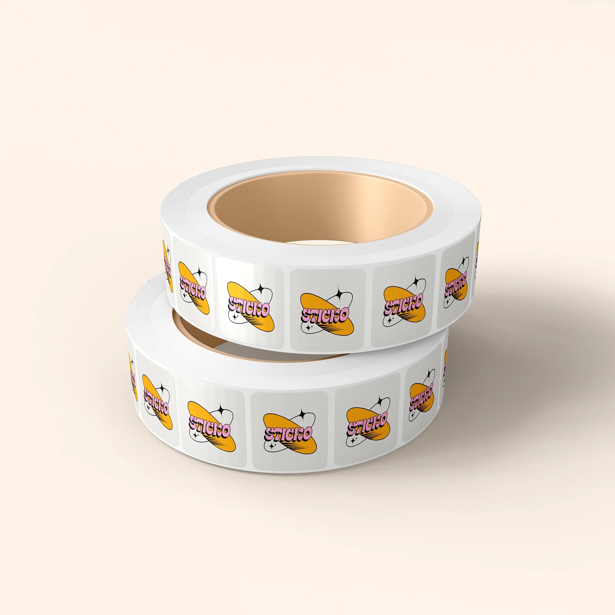Custom Square Roll Labels