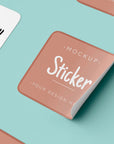 custom square sticker