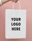 Custom White Paper Bags