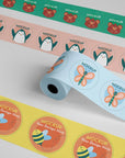 customized roll labels