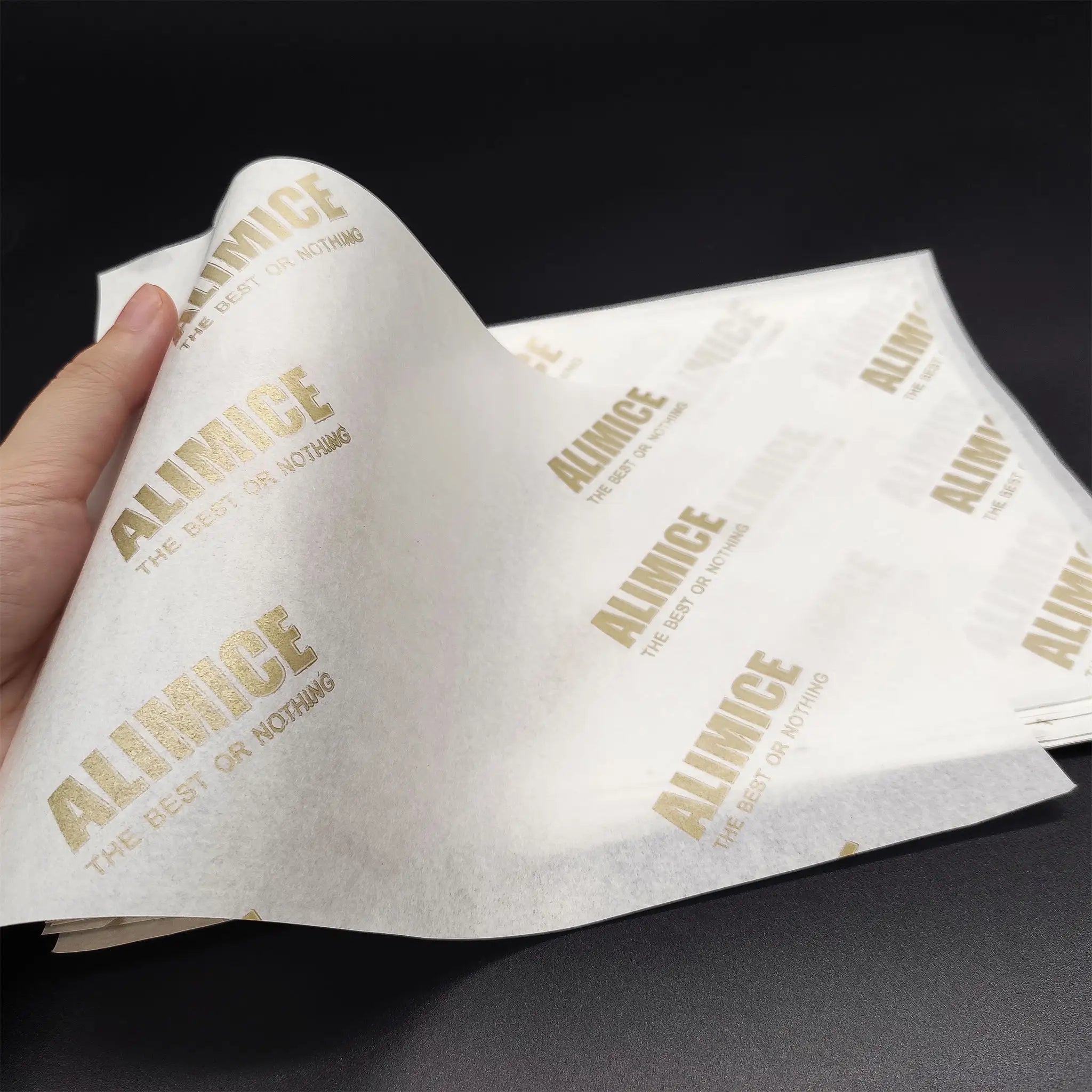 Orange Tissue Paper (20” x 30” / Custom Cut)