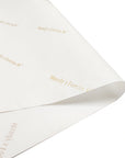 gold logo printed 30lb tissue paper