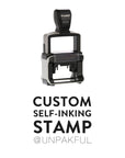 logo printed custom self ink stamp trodat
