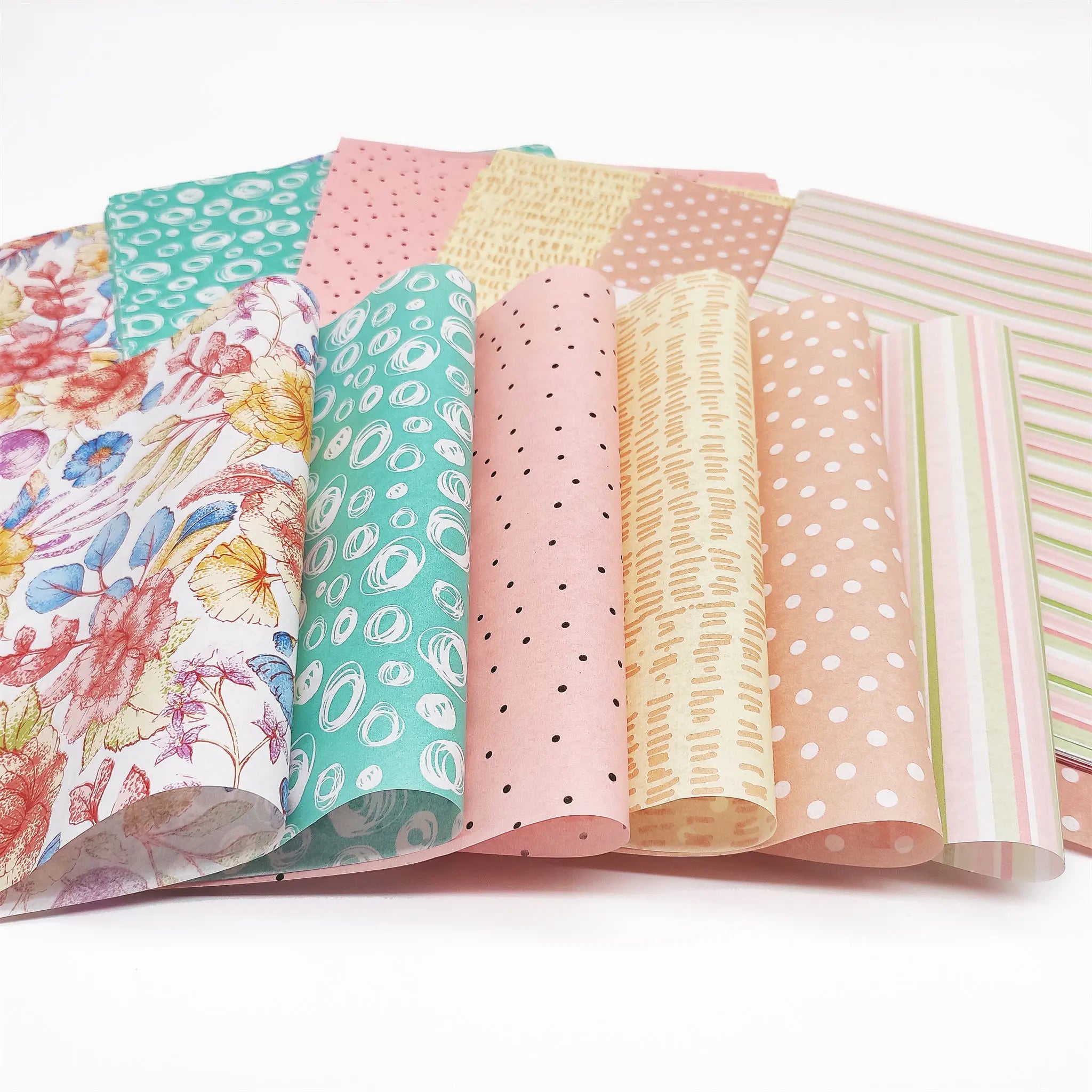 multiple colors custom tissue paper
