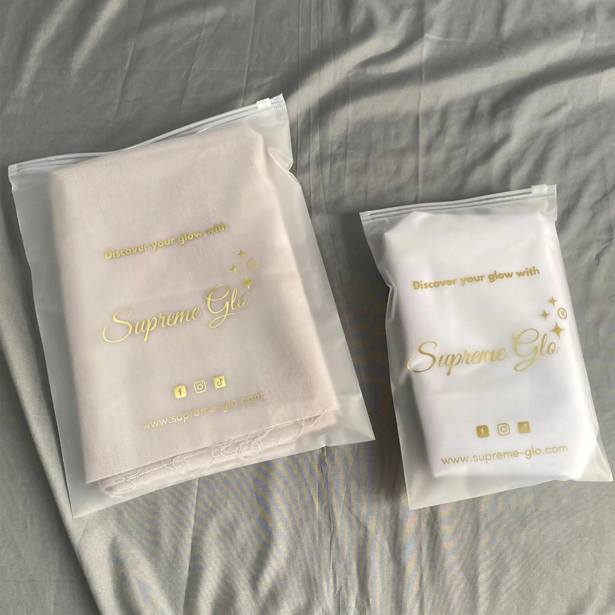 Custom Frosted Zipper Bags