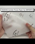 custom 15lb/22g tissue paper video